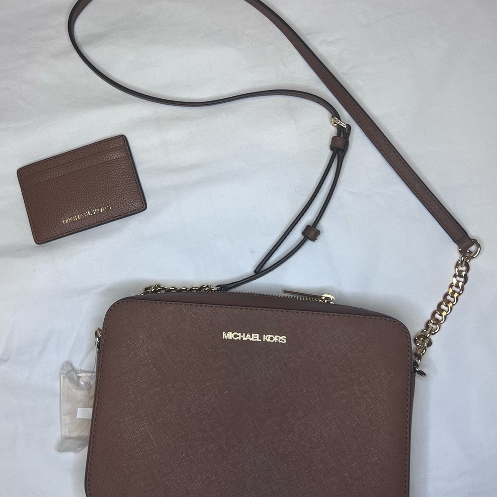 Michael Kors Chocolate Brown Crossbody Bag